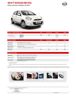 Nissan Micra - cennik 2010 SK 